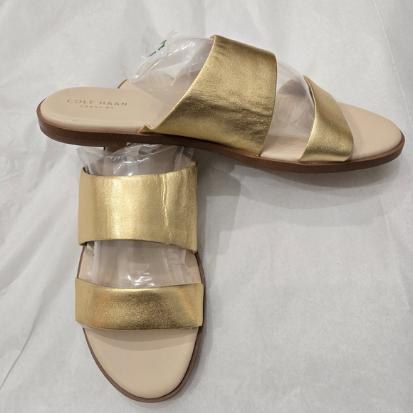 Cole Haan flat slip-on sandals SZ 8.5 - Picture 3 of 10